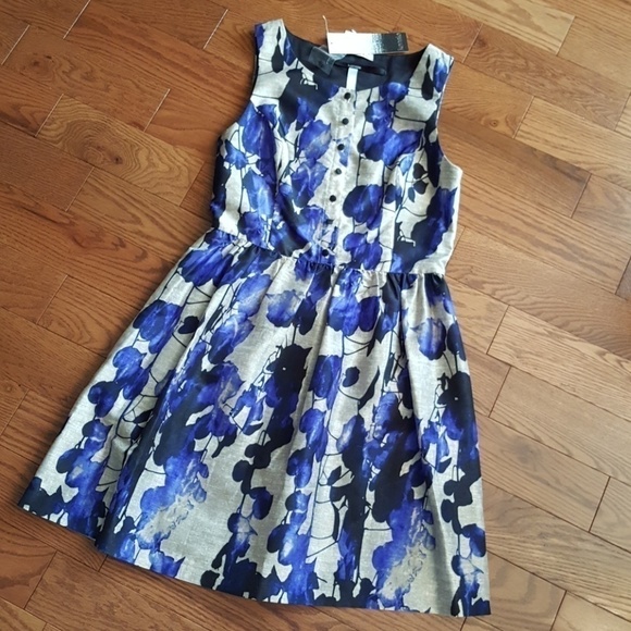 Kensie cobalt combo dress - Picture 1 of 4